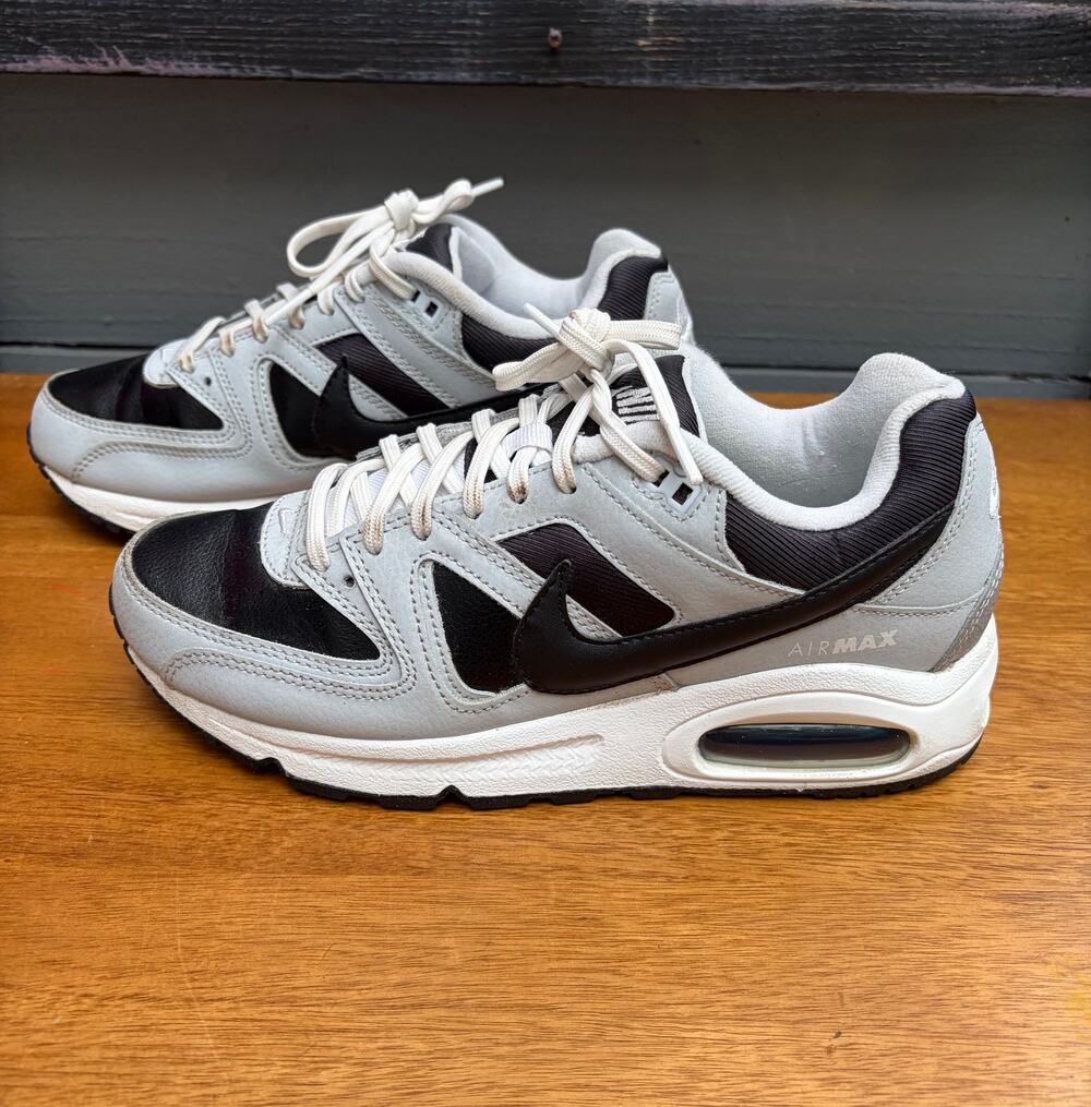 Nike Air Max Command Shoes Women's US 8 Gray Black White Sneakers 718896-001